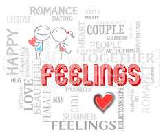 Feelings Couple Means Find Love And Affection