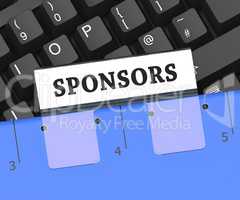 Sponsors File Indicates Benefactors Advocate And Benefactor 3d R