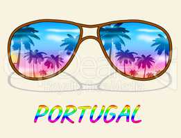 Portugal Holiday Indicates Go On Leave And Europe