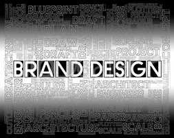 Brand Design Indicates Visualization Graphic And Artwork