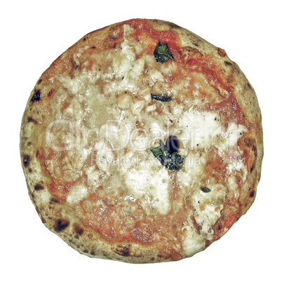 Pizza picture vintage desaturated