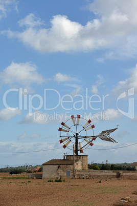 Windrad bei Sa Pobla, Mallorca