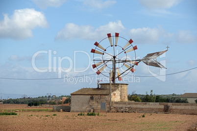 Windrad bei Sa Pobla, Mallorca