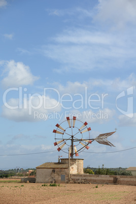 Windrad bei Sa Pobla, Mallorca