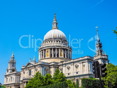 St Paul Cathedral in London HDR