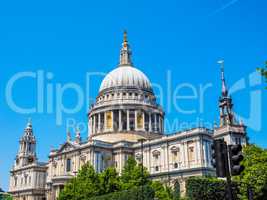 St Paul Cathedral in London HDR