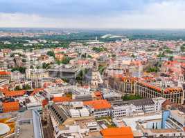 Leipzig aerial view HDR