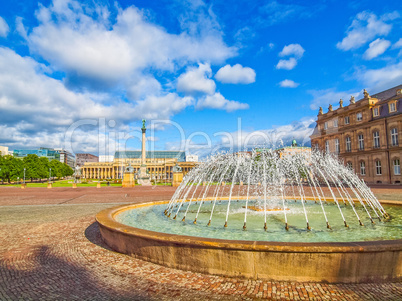 Schlossplatz (Castle square) Stuttgart HDR