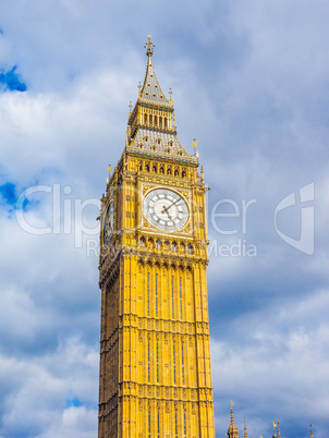 Big Ben in London HDR