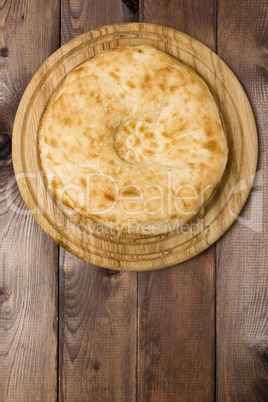 Traditional uzbek flatbread