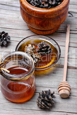 jam from the young fir cones