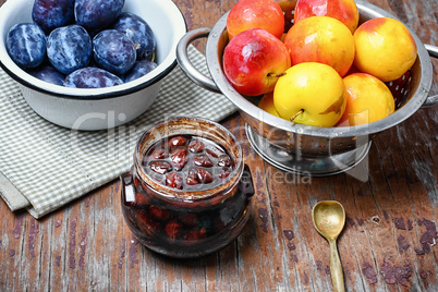 Jam with plums