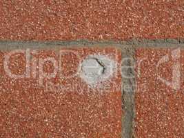 Red brick wall background