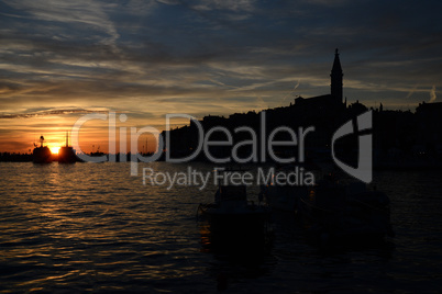 Rovinj, abends