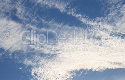 cloud on blue sky