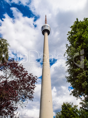 TV tower in Stuttgart HDR