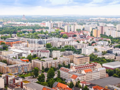 Leipzig aerial view HDR