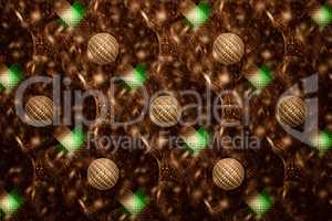Fractal image: Mosaic balls