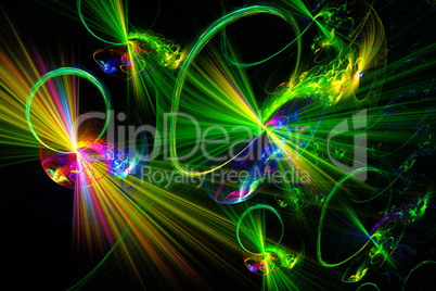 Abstract image: "Shining fractal"