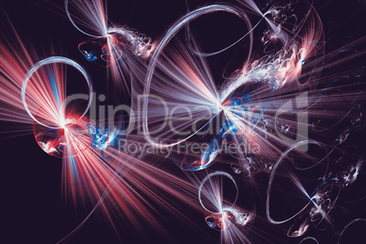 Abstract image: "Shining fractal"