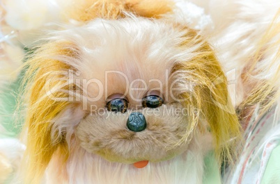 Children's soft toy: cute dog.