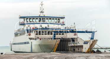 Passenger ferry docked