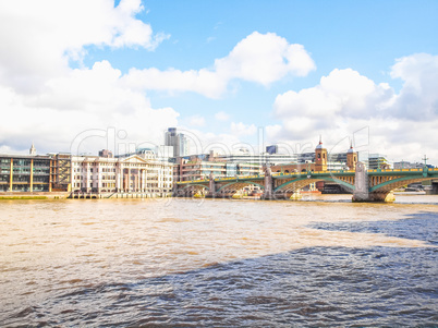 River Thames in London HDR