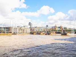 River Thames in London HDR