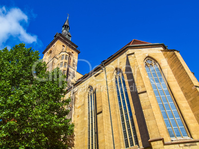 Stiftskirche Church, Stuttgart HDR