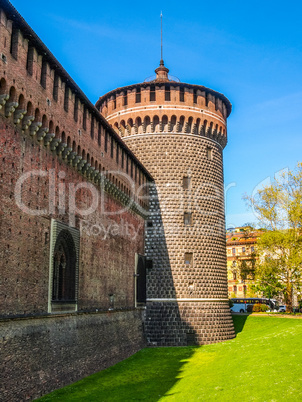 Castello Sforzesco Milan HDR