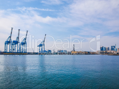 Harbour Genoa Italy HDR