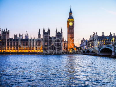 Houses of Parliament in London HDR