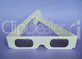 Disposable 3D glasses for movies