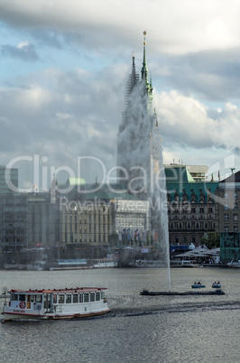 Rathaus Fontäne