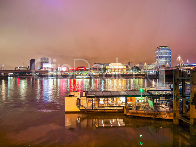 River Thames South Bank, London HDR