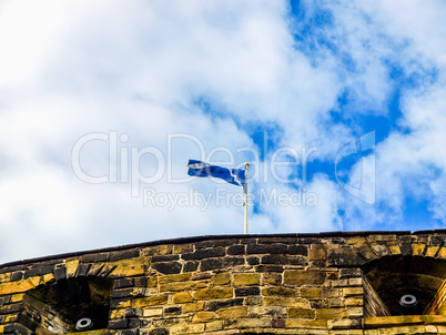 Scottish flag HDR