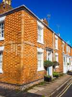 A row of terraced houses HDR