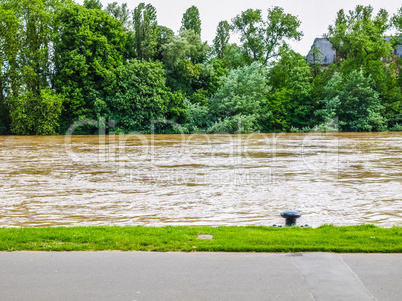 Flood in Frankfurt HDR