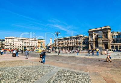 Piazza Duomo, Milan HDR