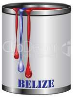 Paint match color of flag Belize