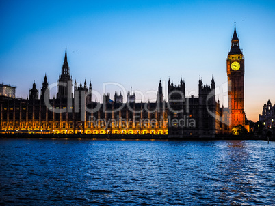 Houses of Parliament in London HDR