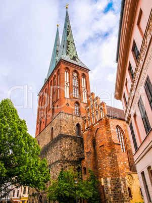 Nikolaikirche Church Berlin HDR