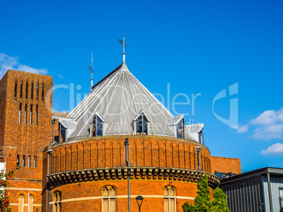Royal Shakespeare Theatre in Stratford upon Avon HDR