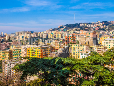 View of Genoa Italy HDR