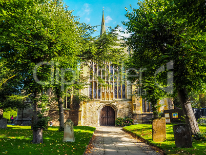 Holy Trinity church in Stratford upon Avon HDR