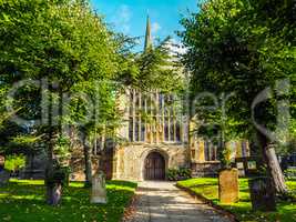 Holy Trinity church in Stratford upon Avon HDR