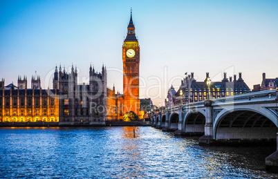 Houses of Parliament in London HDR