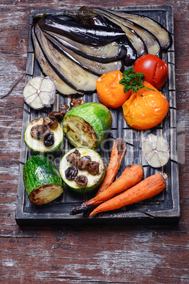 Stewed summer vegetables