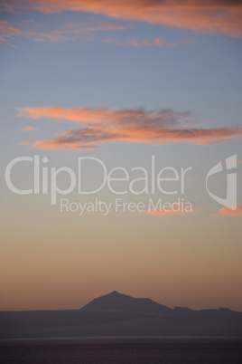 Blick von La Palma zum Teide, Teneriffa