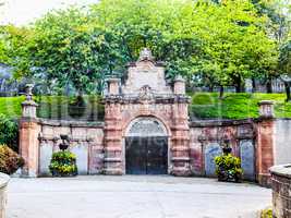 Glasgow cemetery HDR